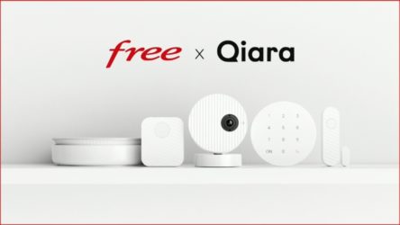 Free dévoile son nouveau système d'alarme Connecté en partenariat avec Qiara